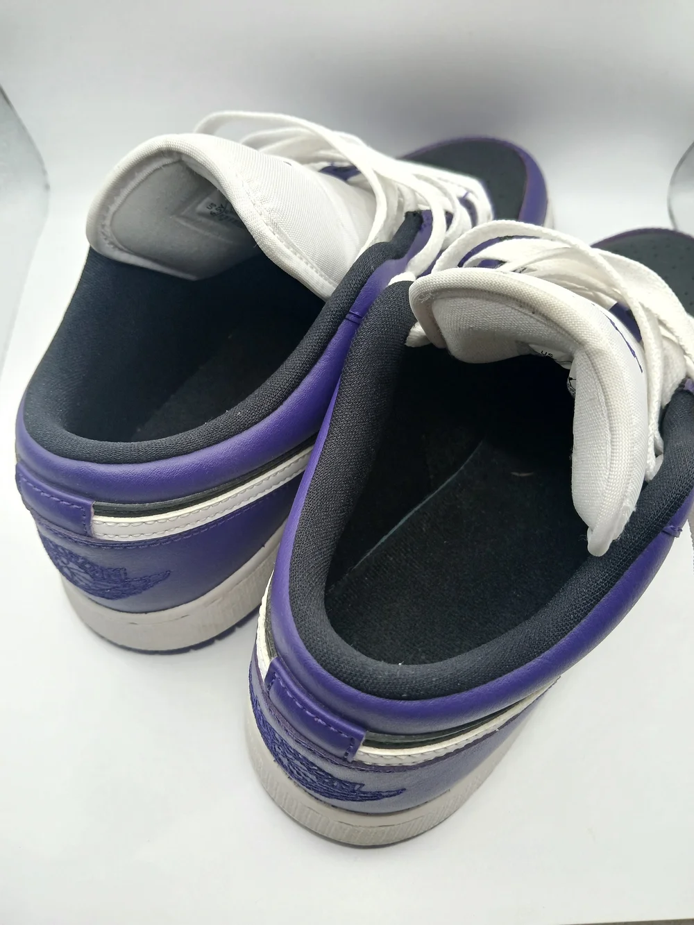 Nike Air Jordan 1 Retro Low Court Purple Black 553560-501 6.5Y